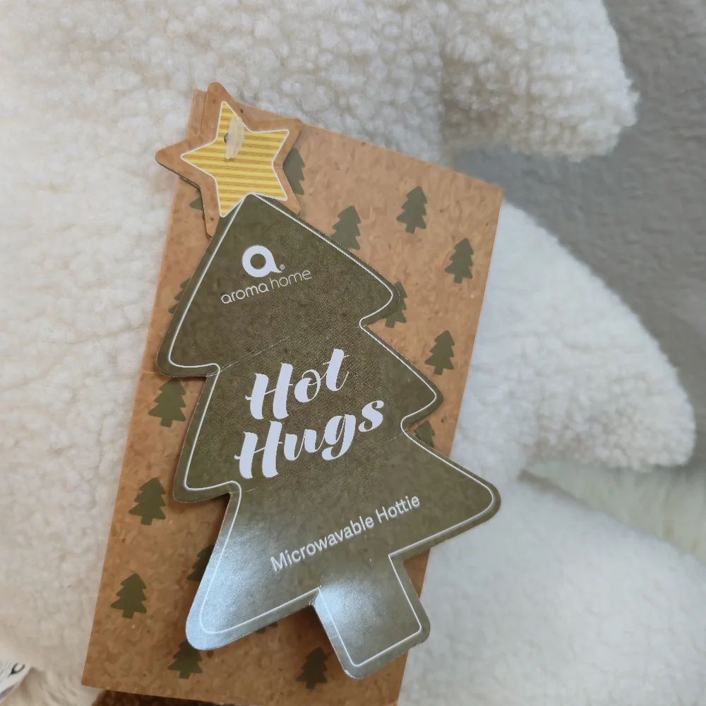 Aroma Home Hug Snug Plush Comfort Christmas Tree Pillow
